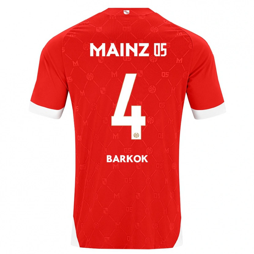 Danxen Kid Aymen Barkok #4 Red White Home Jersey 2026/27 T-Shirt
