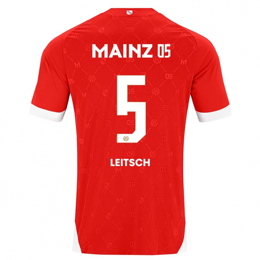 Danxen Kid Maxim Leitsch #5 Red White Home Jersey 2026/27 T-Shirt