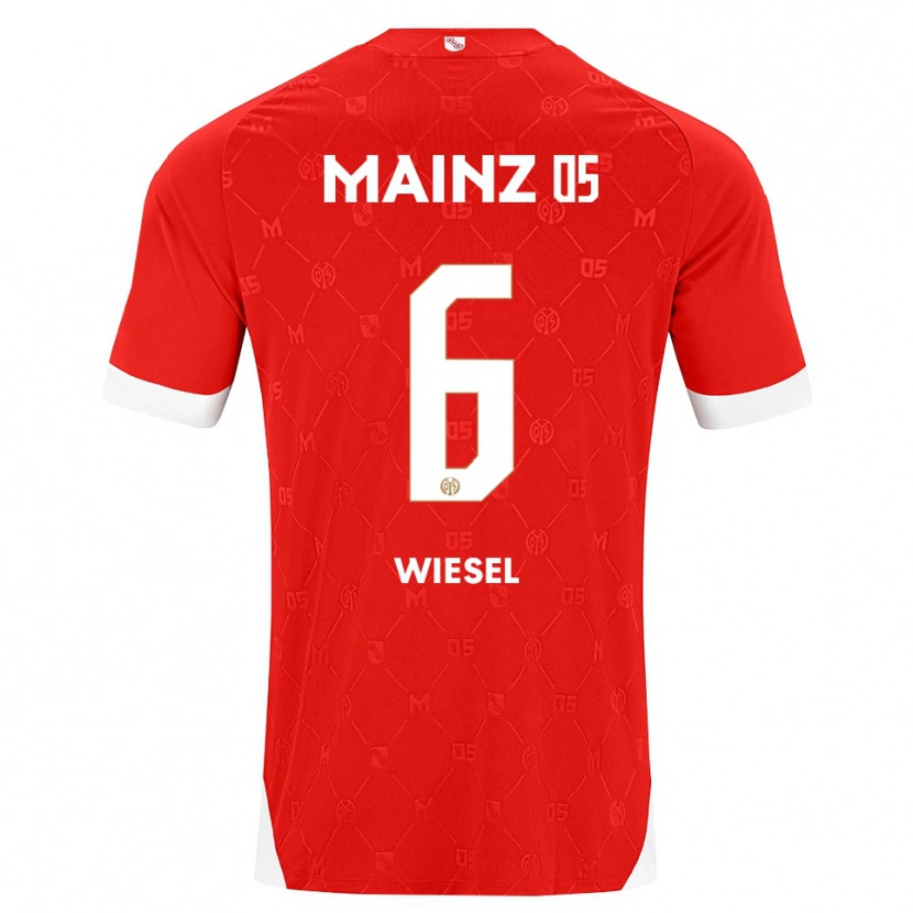 Danxen Kid Maggie Wiesel #6 Red White Home Jersey 2026/27 T-Shirt