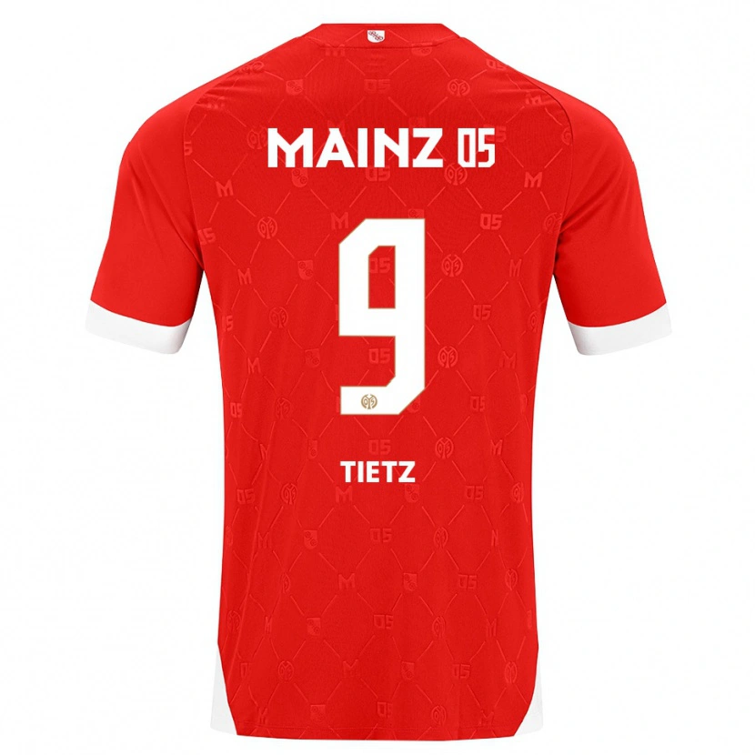 Danxen Kid Phillip Tietz #9 Red White Home Jersey 2026/27 T-Shirt