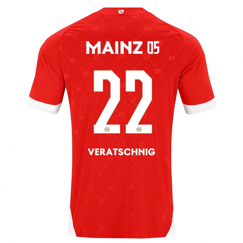 Danxen Kid Nikolas Veratschnig #22 Red White Home Jersey 2026/27 T-Shirt