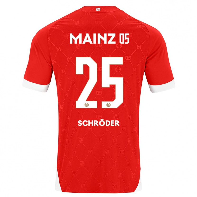 Danxen Kid Maxim Schröder #25 Red White Home Jersey 2026/27 T-Shirt