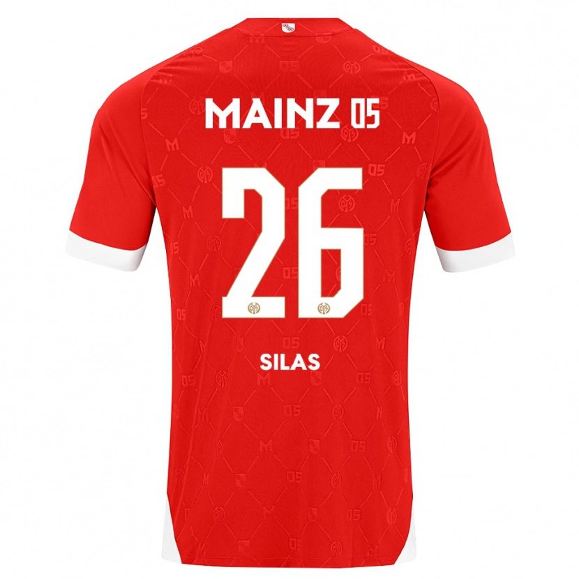 Danxen Kid Silas Katompa Mvumpa #26 Red White Home Jersey 2026/27 T-Shirt