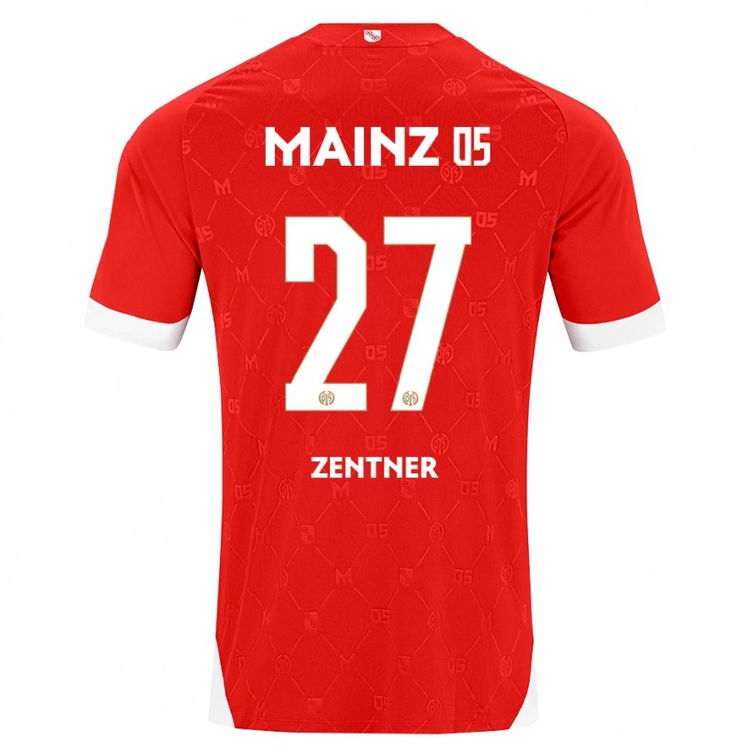 Danxen Kid Robin Zentner #27 Red White Home Jersey 2026/27 T-Shirt