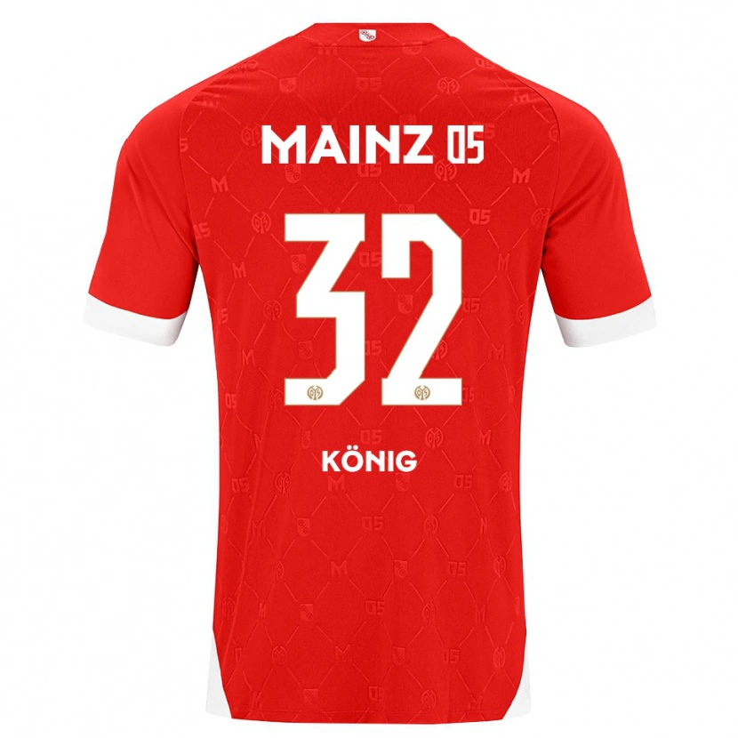 Danxen Kid Raúl König #32 Red White Home Jersey 2026/27 T-Shirt