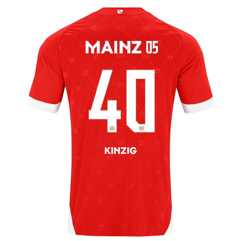 Danxen Kid Maximilian Kinzig #40 Red White Home Jersey 2026/27 T-Shirt