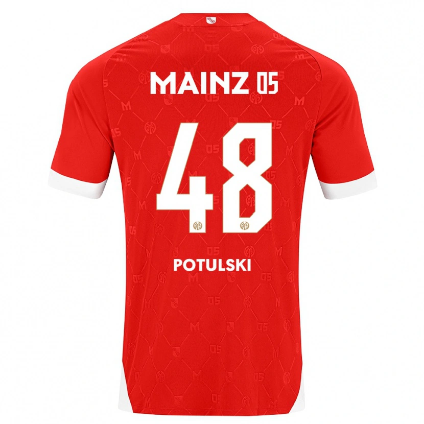 Danxen Kid Kacper Potulski #48 Red White Home Jersey 2026/27 T-Shirt