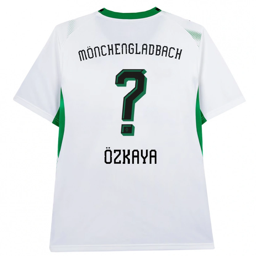 Danxen Kid Cengizhan Özkaya #0 White Black Green Home Jersey 2026/27 T-Shirt