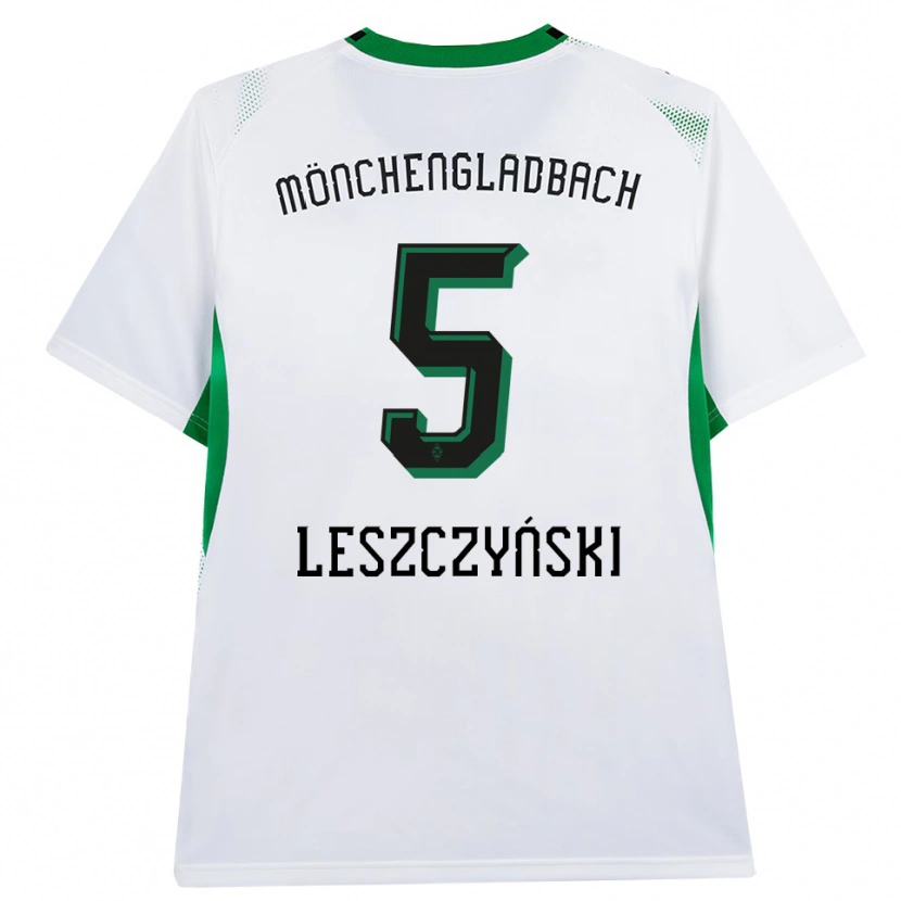 Danxen Kid Jan Leszczyński #5 White Black Green Home Jersey 2026/27 T-Shirt