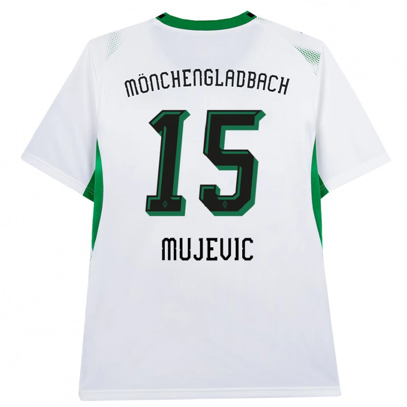 Danxen Kid Samin Mujevic #15 White Black Green Home Jersey 2026/27 T-Shirt