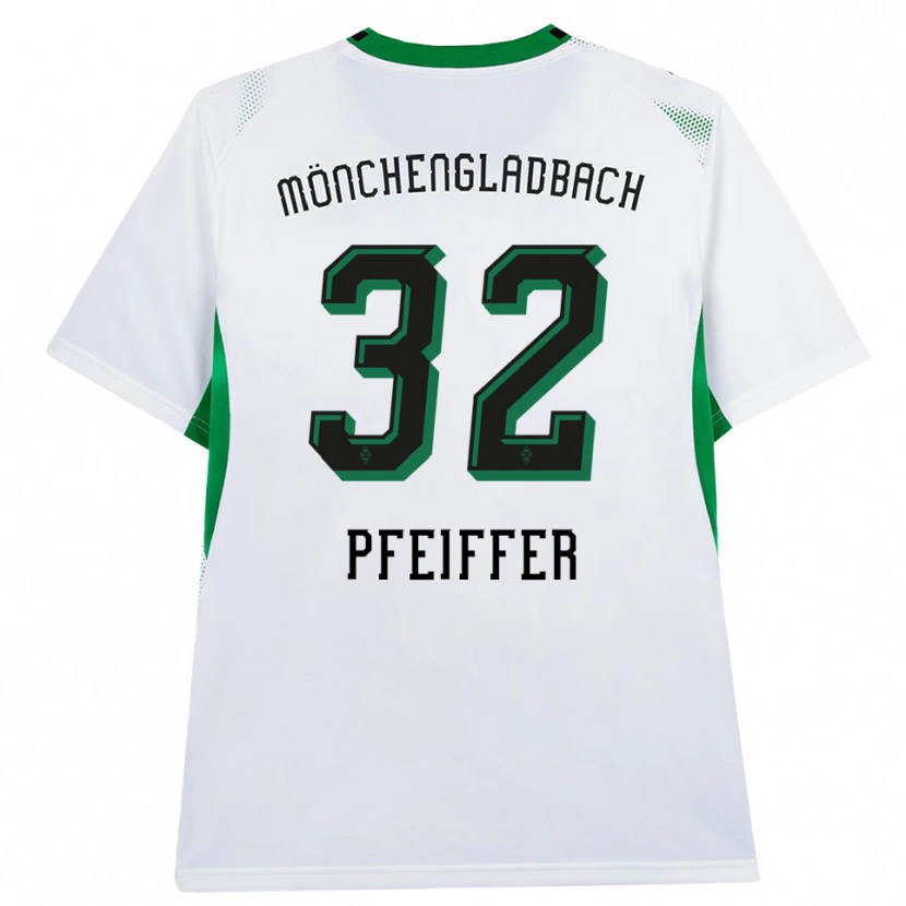 Danxen Kid Tim Pfeiffer #32 White Black Green Home Jersey 2026/27 T-Shirt