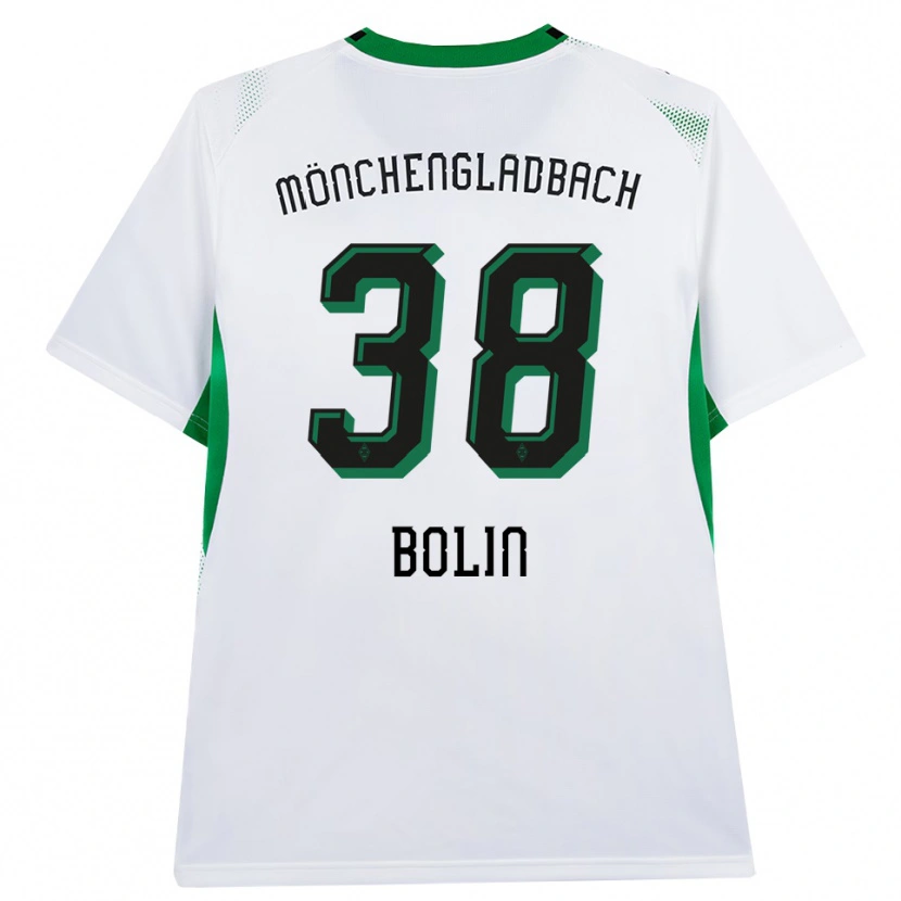 Danxen Kid Hugo Bolin #38 White Black Green Home Jersey 2026/27 T-Shirt