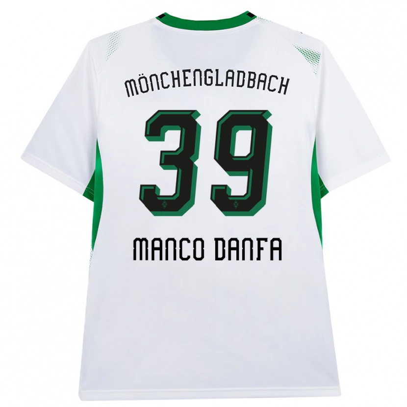 Danxen Kid Iaia Manco Danfa #39 White Black Green Home Jersey 2026/27 T-Shirt