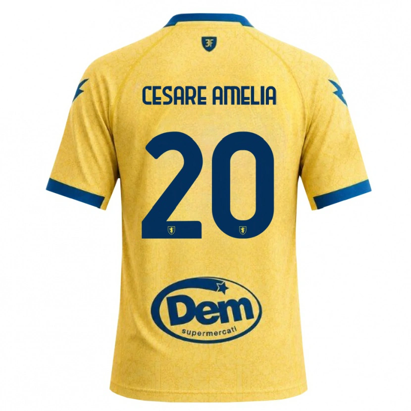 Danxen Kid Giulio Cesare Amelia #20 Khaki Black Blue Home Jersey 2026/27 T-Shirt