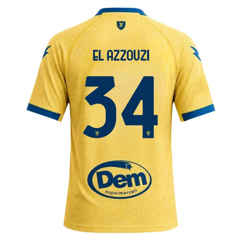Danxen Kid Anouar El Azzouzi #34 Khaki Black Blue Home Jersey 2026/27 T-Shirt