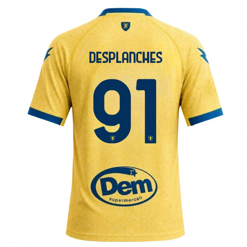 Danxen Kid Sebastiano Desplanches #91 Khaki Black Blue Home Jersey 2026/27 T-Shirt