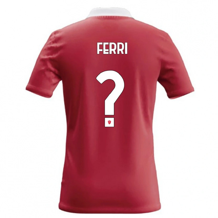 Danxen Kid Cristian Ferri #0 Red White Home Jersey 2026/27 T-Shirt
