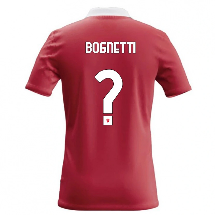 Danxen Kid Federico Bognetti #0 Red White Home Jersey 2026/27 T-Shirt