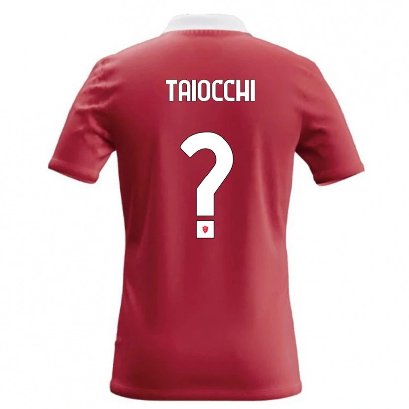 Danxen Kid Federico Taiocchi #0 Red White Home Jersey 2026/27 T-Shirt