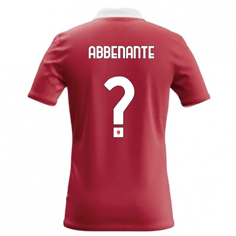 Danxen Kid Alessandro Abbenante #0 Red White Home Jersey 2026/27 T-Shirt