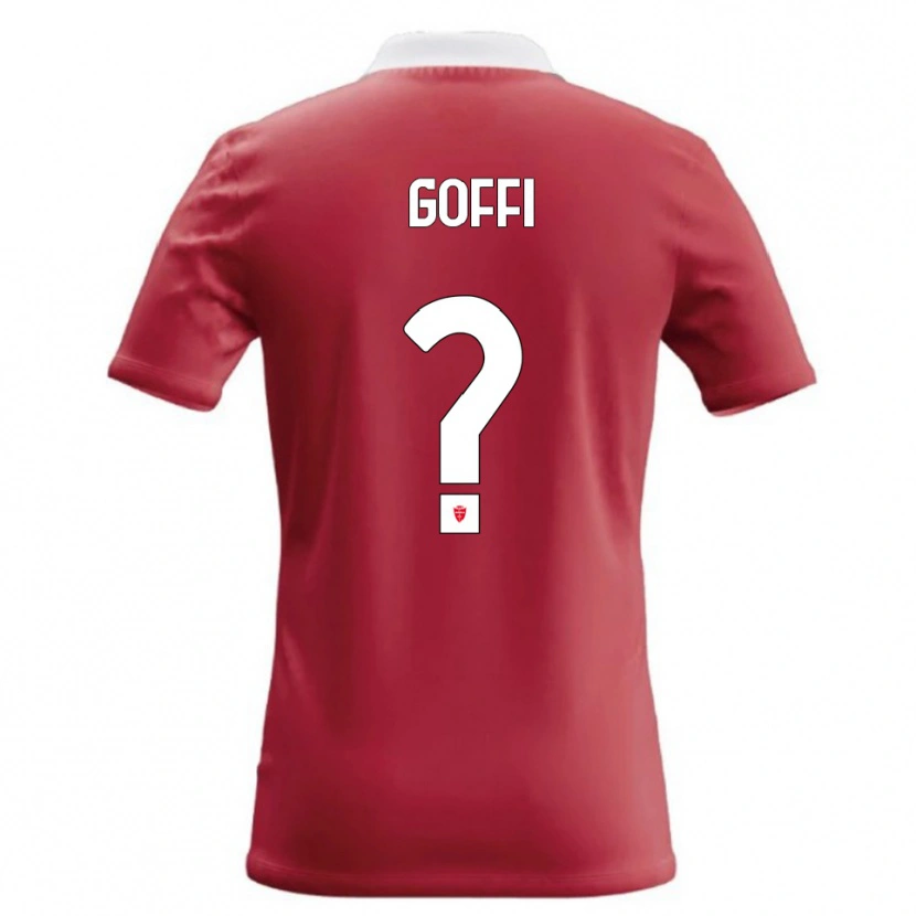 Danxen Kid Tommaso Goffi #0 Red White Home Jersey 2026/27 T-Shirt
