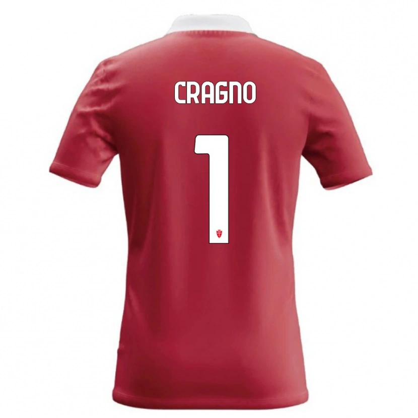 Danxen Kid Alessio Cragno #1 Red White Home Jersey 2026/27 T-Shirt