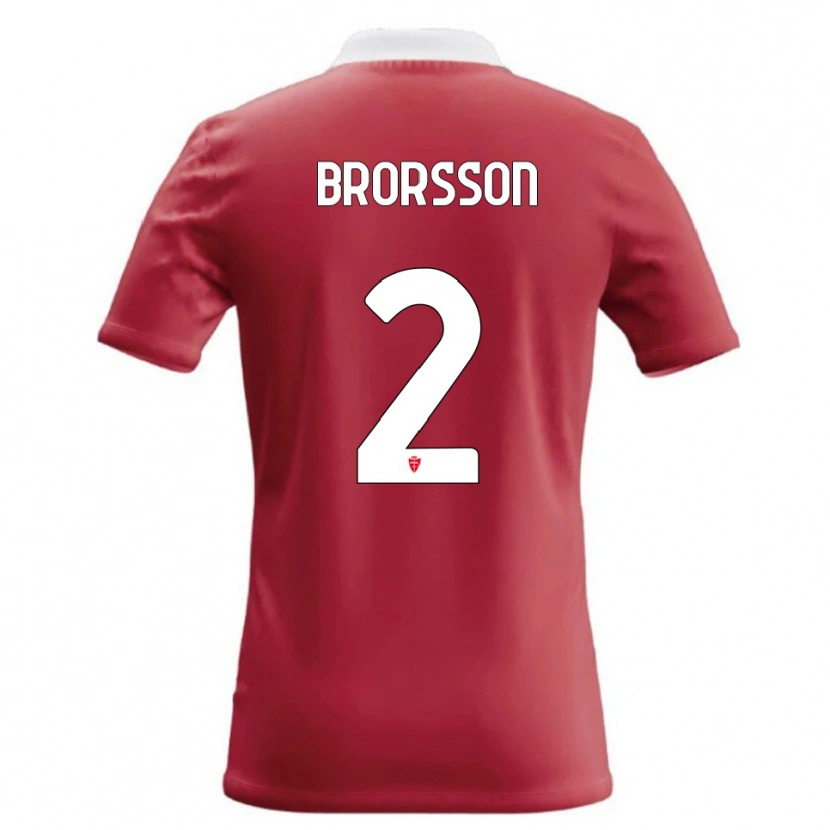 Danxen Kid Arvid Brorsson #2 Red White Home Jersey 2026/27 T-Shirt