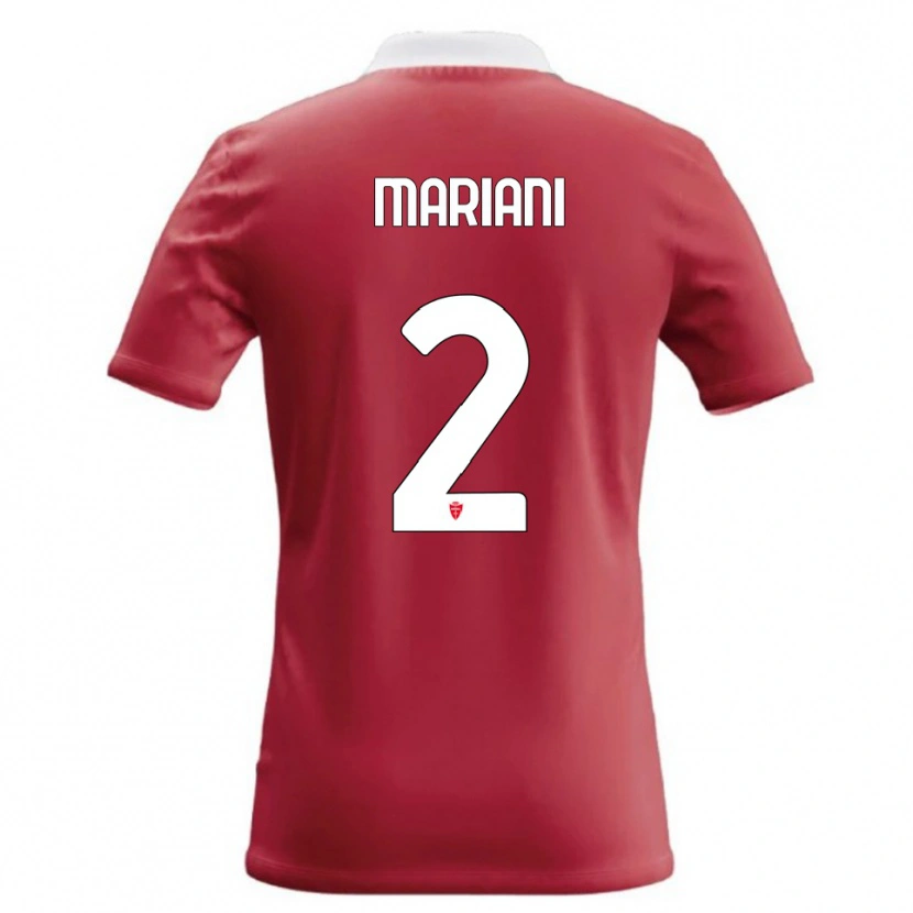 Danxen Kid Christian Mariani #2 Red White Home Jersey 2026/27 T-Shirt