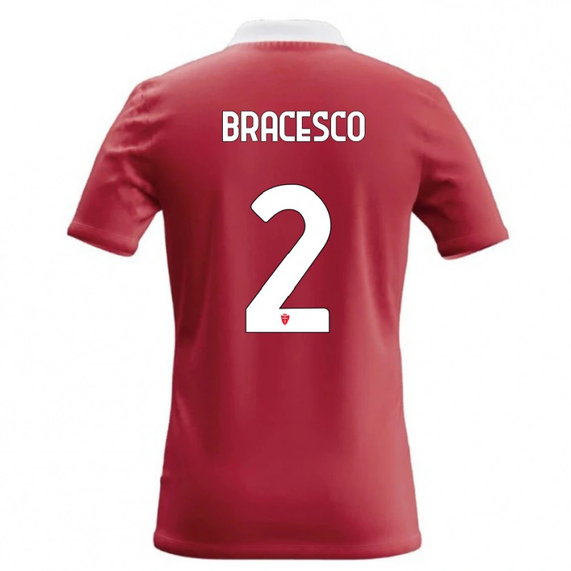 Danxen Kid Riccardo Bracesco #2 Red White Home Jersey 2026/27 T-Shirt