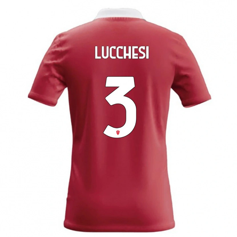 Danxen Kid Lorenzo Lucchesi #3 Red White Home Jersey 2026/27 T-Shirt