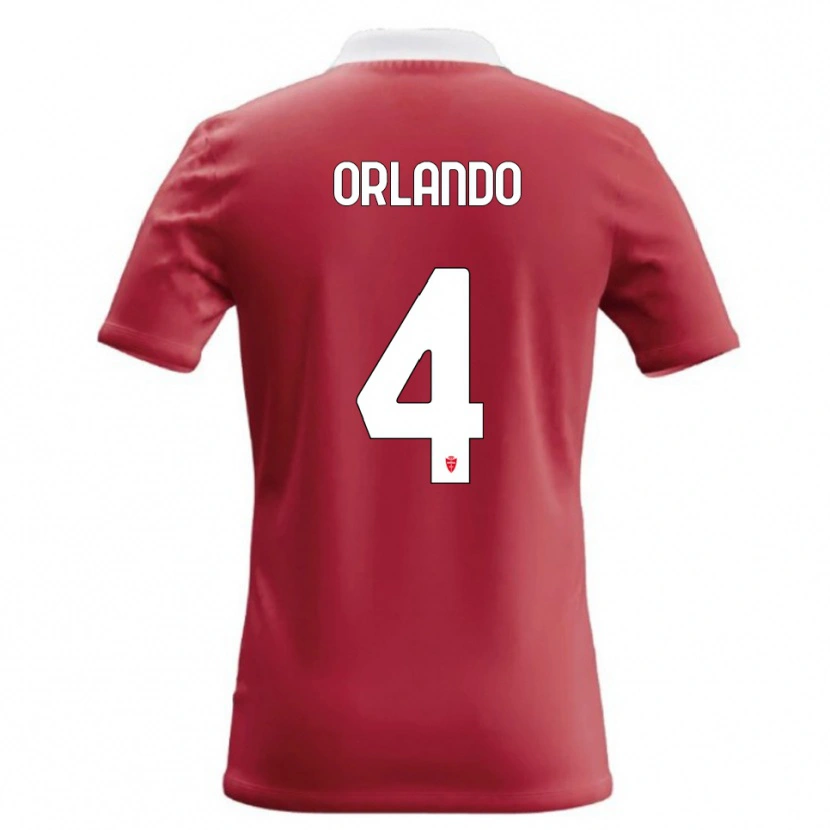 Danxen Kid Andrea Orlando #4 Red White Home Jersey 2026/27 T-Shirt