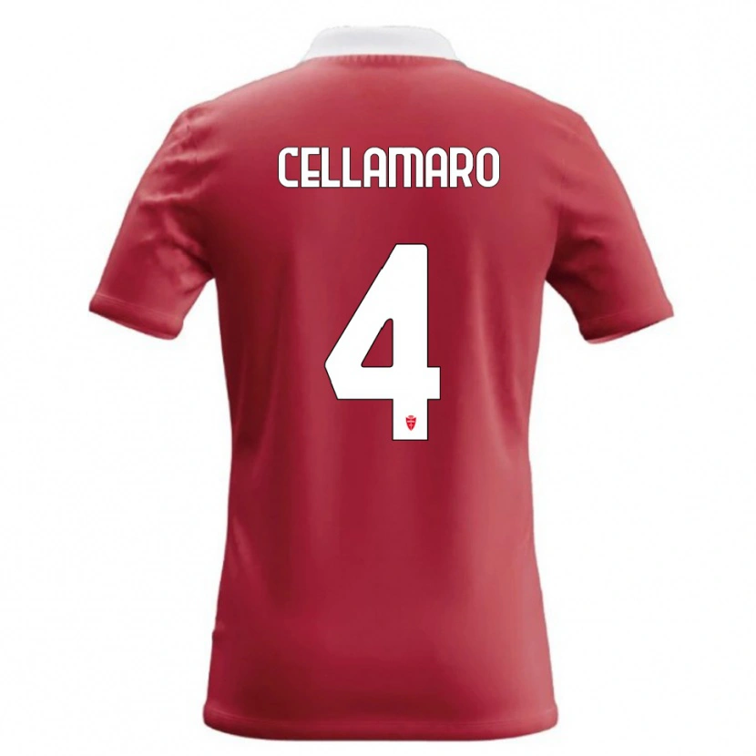 Danxen Kid Simone Cellamaro #4 Red White Home Jersey 2026/27 T-Shirt