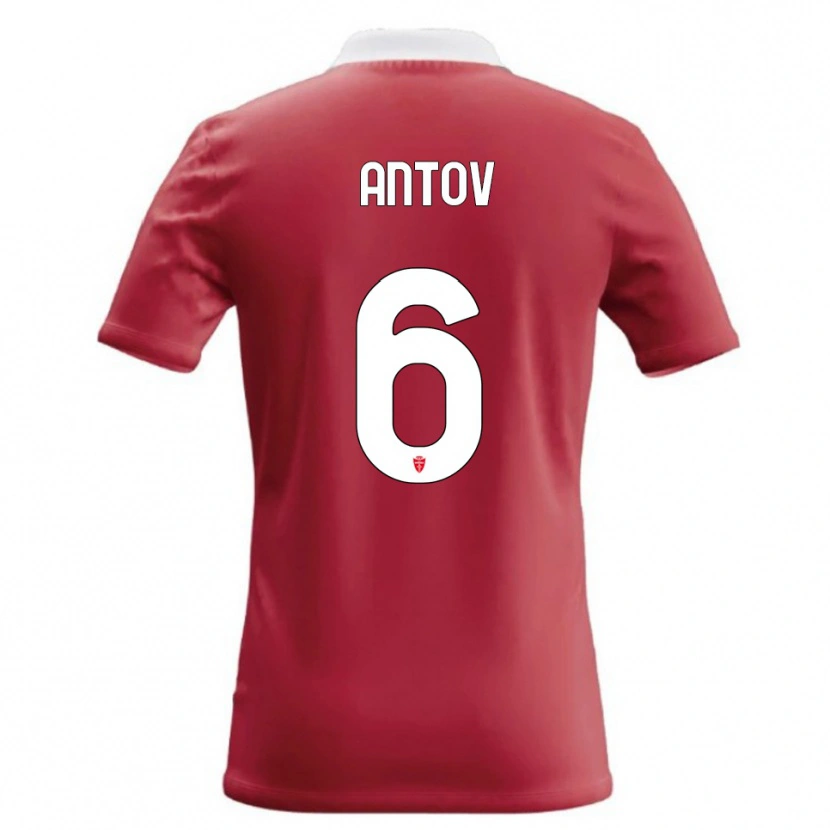 Danxen Kid Valentin Antov #6 Red White Home Jersey 2026/27 T-Shirt