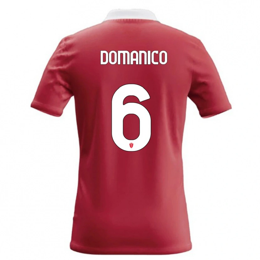 Danxen Kid Saverio Domanico #6 Red White Home Jersey 2026/27 T-Shirt