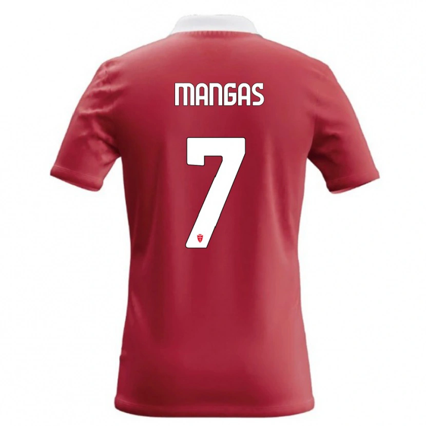 Danxen Kid Ricardo Mangas #7 Red White Home Jersey 2026/27 T-Shirt