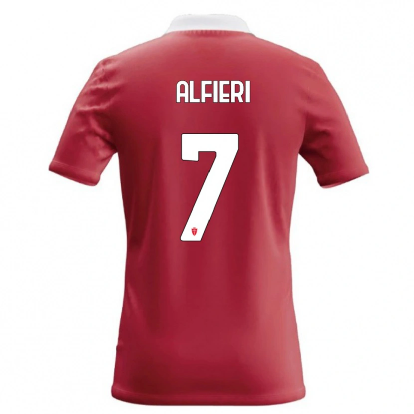 Danxen Kid Orazio Alfieri #7 Red White Home Jersey 2026/27 T-Shirt