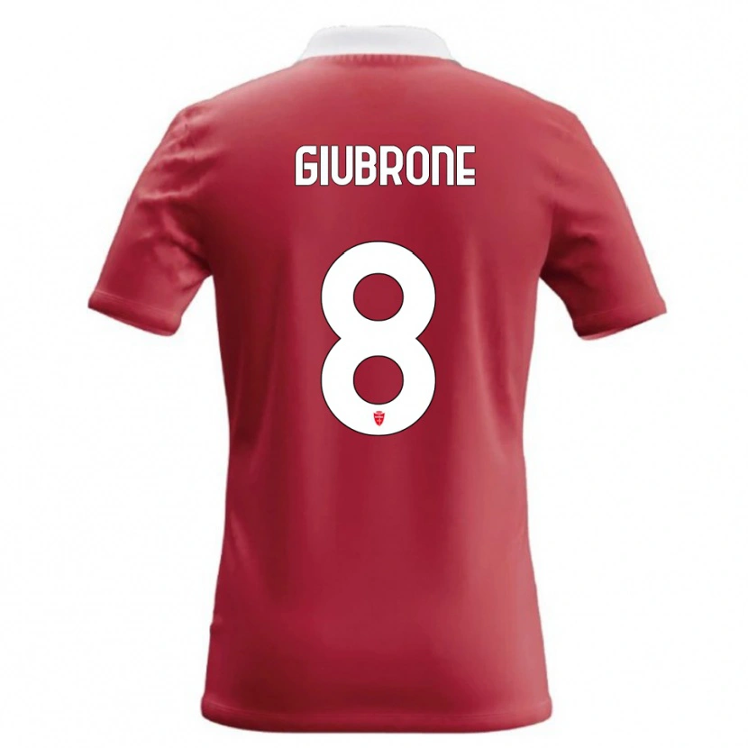 Danxen Kid Mario Giubrone #8 Red White Home Jersey 2026/27 T-Shirt