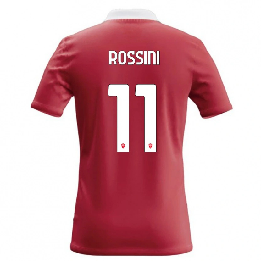Danxen Kid Andrea Rossini #11 Red White Home Jersey 2026/27 T-Shirt