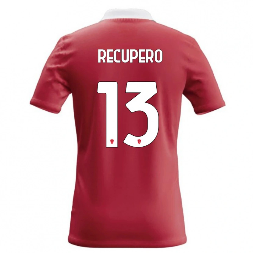 Danxen Kid Simone Recupero #13 Red White Home Jersey 2026/27 T-Shirt