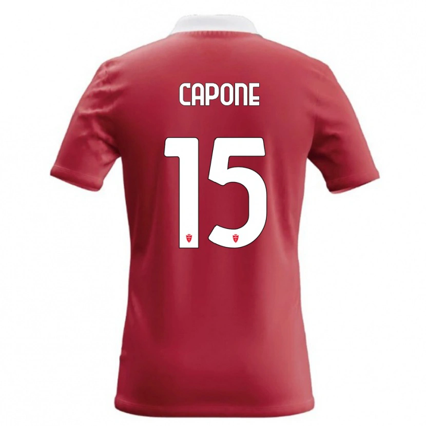 Danxen Kid Edoardo Capone #15 Red White Home Jersey 2026/27 T-Shirt