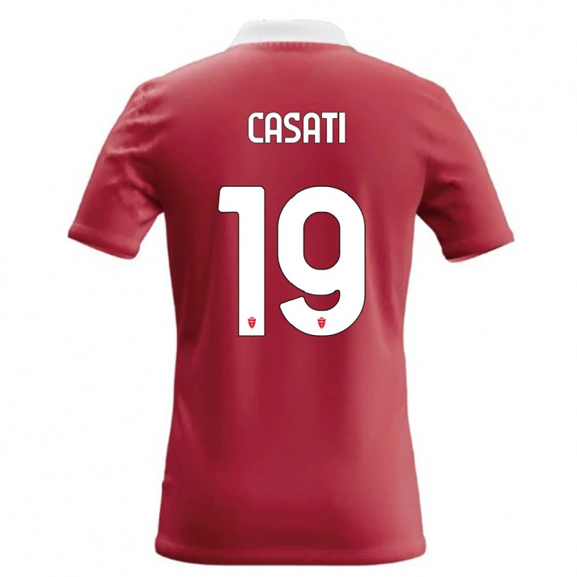 Danxen Kid Leonardo Casati #19 Red White Home Jersey 2026/27 T-Shirt