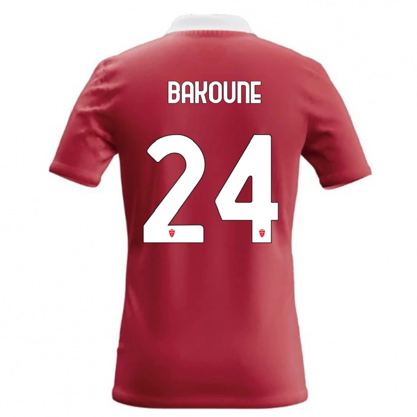 Danxen Kid Adam Bakoune #24 Red White Home Jersey 2026/27 T-Shirt