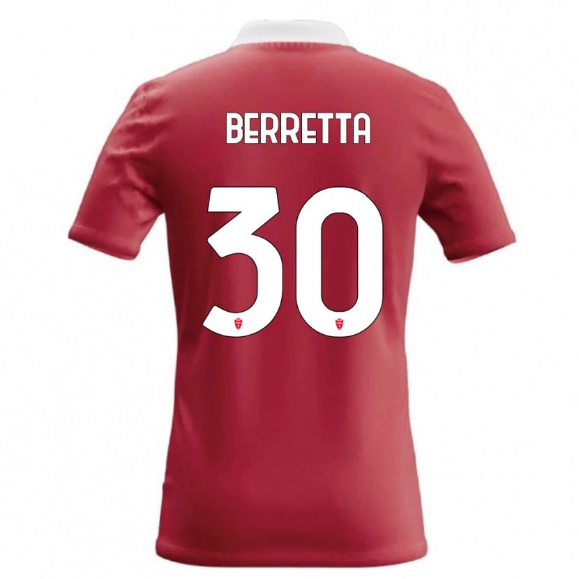 Danxen Kid Alessandro Berretta #30 Red White Home Jersey 2026/27 T-Shirt