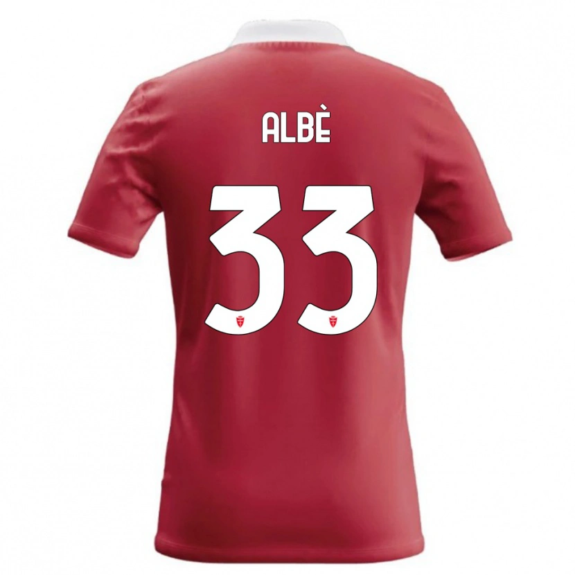 Danxen Kid Simone Albè #33 Red White Home Jersey 2026/27 T-Shirt