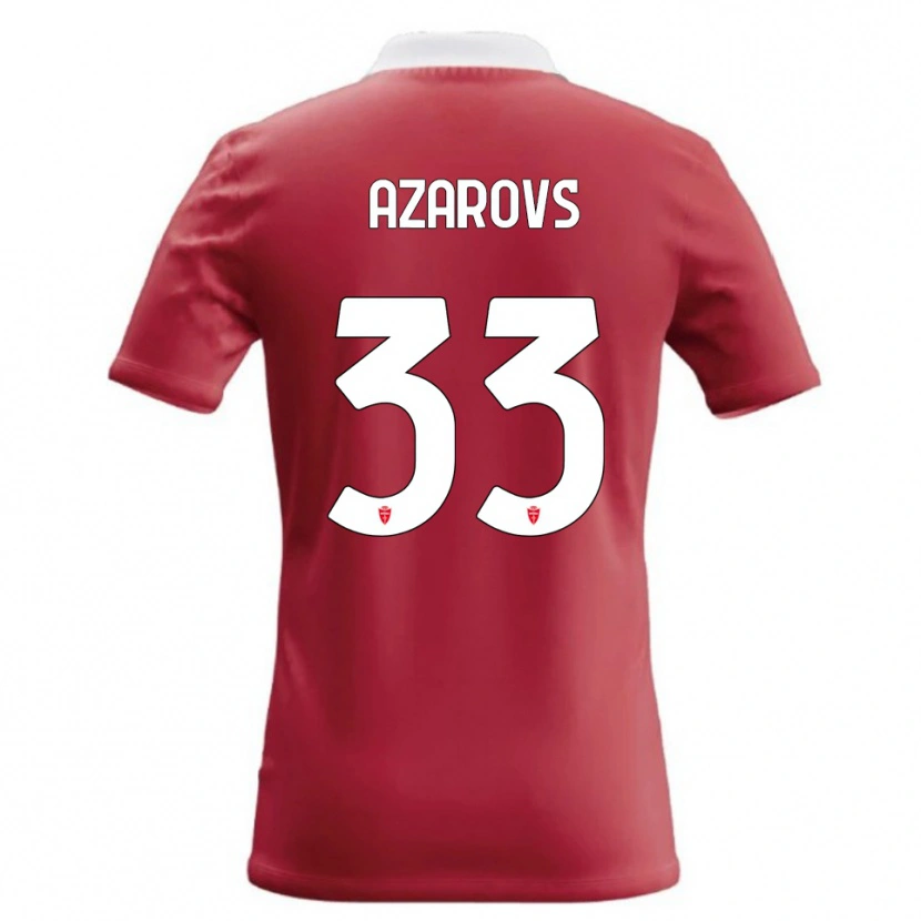Danxen Kid Timurs Azarovs #33 Red White Home Jersey 2026/27 T-Shirt