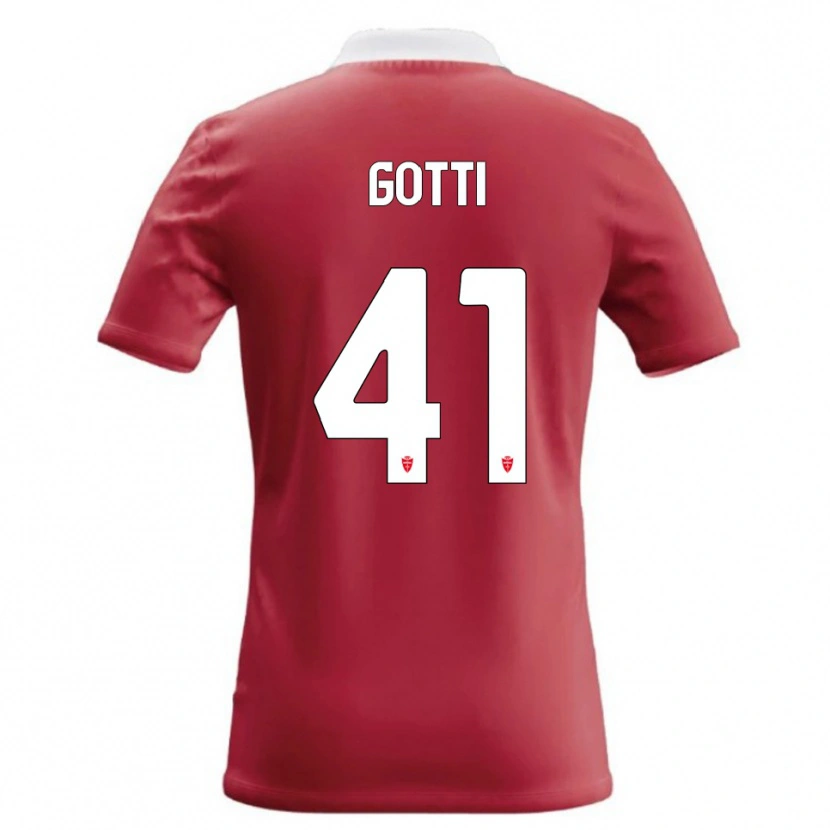 Danxen Kid Andrea Gotti #41 Red White Home Jersey 2026/27 T-Shirt