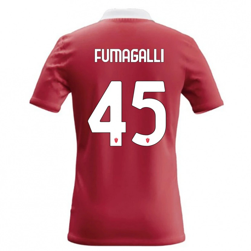 Danxen Kid Valerio Fumagalli #45 Red White Home Jersey 2026/27 T-Shirt