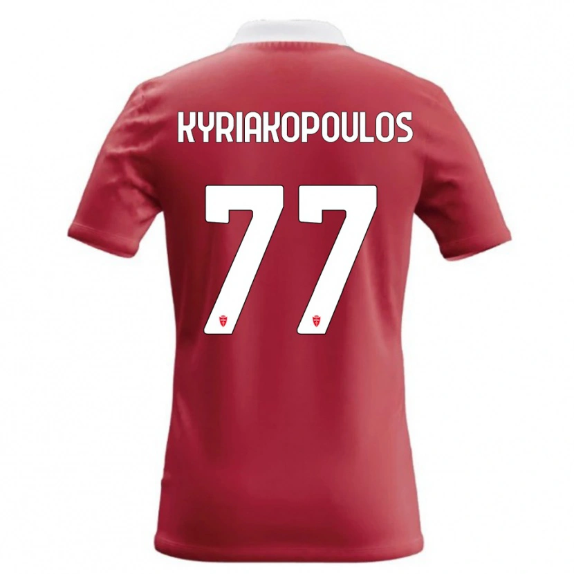 Danxen Kid Georgios Kyriakopoulos #77 Red White Home Jersey 2026/27 T-Shirt