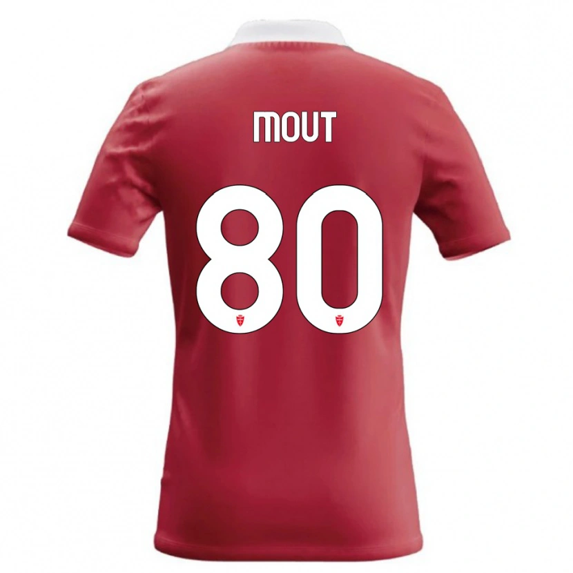 Danxen Kid Mathis Mout #80 Red White Home Jersey 2026/27 T-Shirt