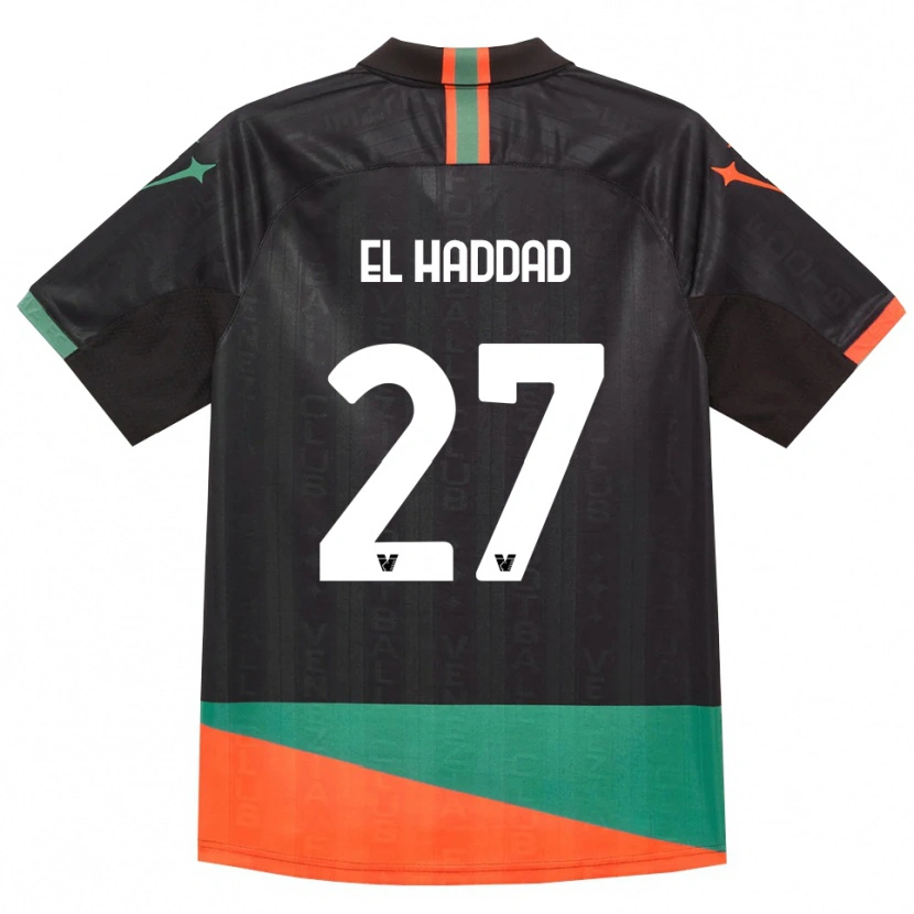 Danxen Kid Saad El Haddad #27 Black Orange Green Home Jersey 2026/27 T-Shirt